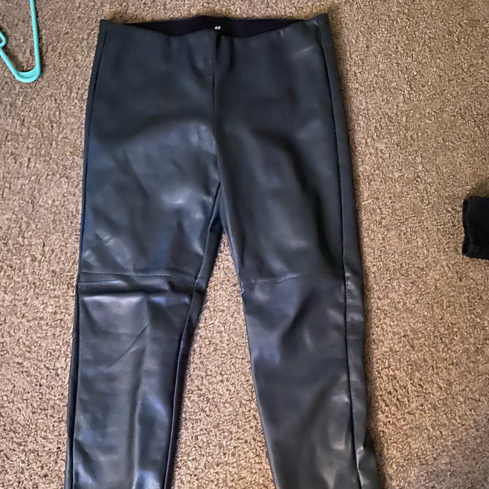 H&M leather pants size 12